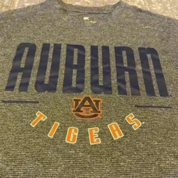 Auburn Tigers Colosseum Short Sleeve Shirt size Medium color Grey - Picture 3 of 4